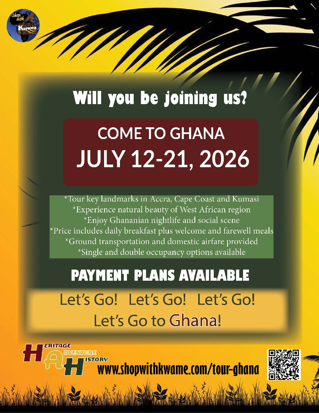 I'm Ready to Go To Ghana!